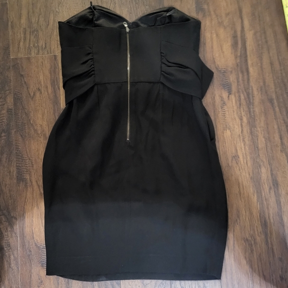 Alcacuz Black Strapless Mini Dress M/L - Picture 2 of 10